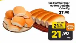 Bigmart Pão Hambúrguer ou Hot Dog Big Cake oferta