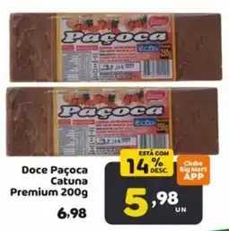 Bigmart Doce Paçoca Catuna Premium oferta