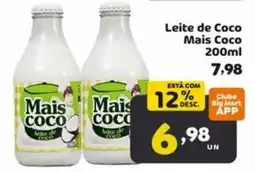 Bigmart Leite de Coco Mais Coco oferta