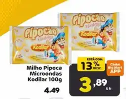 Bigmart Milho Pipoca Microondas Kodilar oferta