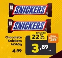 Bigmart Chocolate Snickers oferta