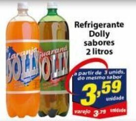 Vencedor Atacadista Refrigerante Dolly sabores 2L oferta