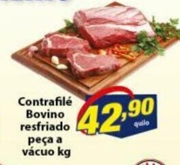 Vencedor Atacadista Contrafile Bovino resfriado peca a vacuo 1kg oferta