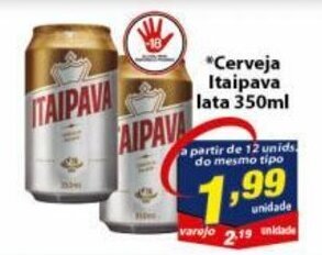 Vencedor Atacadista Cerveja Itaipava lata 350ml oferta