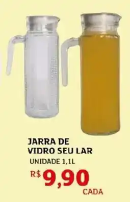 Assaí Atacadista Jarra de vidro seu lar unidade oferta