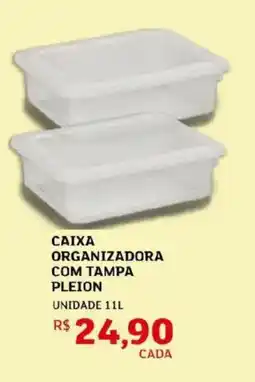 Assaí Atacadista Caixa organizadora com tampa pleion oferta