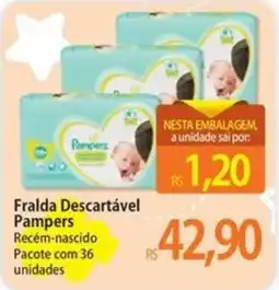 Atacadão Fralda Descartável Pampers oferta