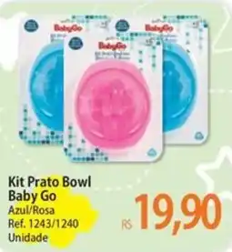 Atacadão Kit Prato Bowl Baby Go oferta
