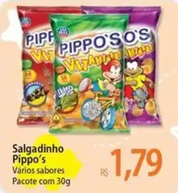 Atacadão Salgadinho Pippo's Vários sabores Pacote oferta