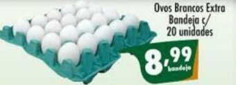 Vencedor Atacadista Ovos Brancos Extra Bandeja c/ 20 unidades oferta
