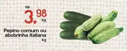 Cometa Supermercados Pepino comum ou abobrinha italiana oferta