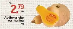 Cometa Supermercados Abóbora leite ou menina oferta