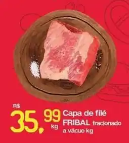 Cometa Supermercados Capa de filé FRIBAL fracionado a vácuo oferta