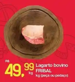 Cometa Supermercados Lagarto bovino FRIBAL oferta