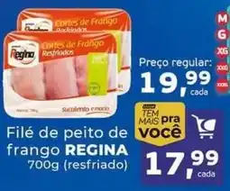 Cometa Supermercados Filé de peito de você frango REGINA oferta