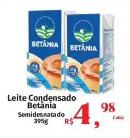 Supermercados Mateus Leite Condensado Betânia Semidesnatado oferta