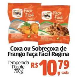 Supermercados Mateus Coxa ou Sobrecoxa de Frango Faça Fácil Regina Temperada Pacote oferta