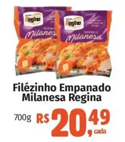 Supermercados Mateus Filézinho Empanado Milanesa Regina oferta