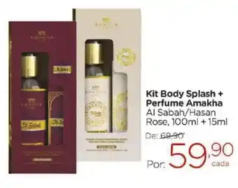Kit Body Splash + Perfume Amakha
