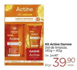 Carrefour Kit Actine Darrow Gel de limpeza, oferta