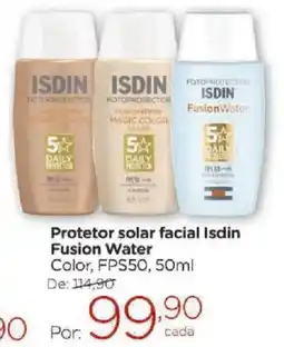 Carrefour Protetor solar facial Isdin Fusion Water Color, FPS50, oferta