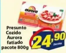 Vencedor Atacadista Presunto Cozido Aurora Fatiado pacote 800g oferta