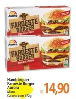 Atacadão Hambúrguer Faroeste Burger Aurora oferta