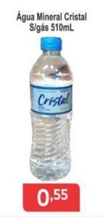 Calvo Atacadista Agua Mineral Cristal S/gas 510ml oferta