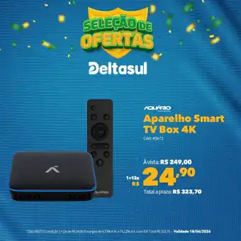 Aparelho Smart TV Box 4K