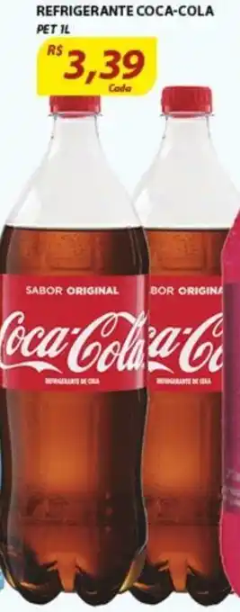 Assaí Atacadista Refrigerante Coca-Cola pet 1L oferta
