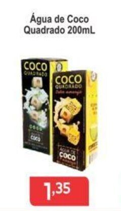 Calvo Atacadista Agua de Coco Quadrado 200ml oferta