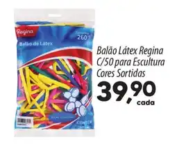 Asun Balão Látex Regina C/50 para Escultura Cores Sortidas oferta