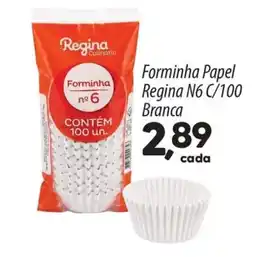 Asun Forminha Papel Regina N6 C/100 Branca oferta