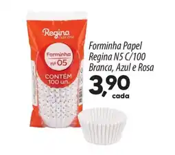 Asun Forminha Papel Regina N5 C/100 Branca, Azul e Rosa oferta