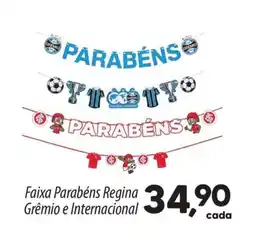 Asun Faixa Parabéns Regina Grêmio e Internacional oferta