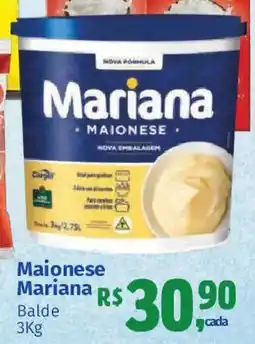 Supermercados Mateus Maionese Mariana Balde oferta