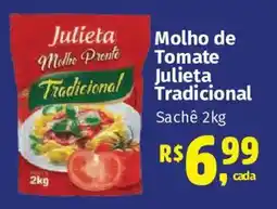 Supermercados Mateus Molho de Tomate Julieta Tradicional Sachê oferta