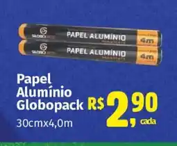 Supermercados Mateus Papel Alumínio Globopack 30cmx4,0m oferta