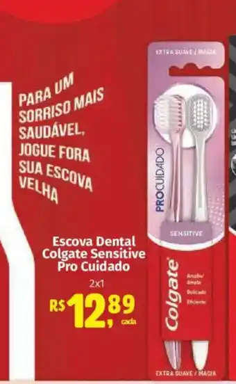 Escova Dental Colgate Sensitive Pro Cuidado