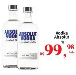 Supermercados Mateus Vodka Absolut oferta