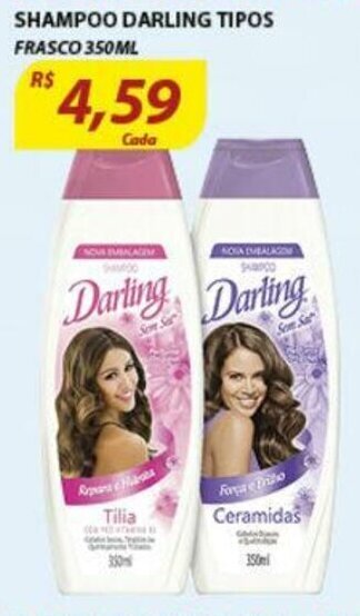 Assaí Atacadista Shampoo Darling Tipos 350ml oferta