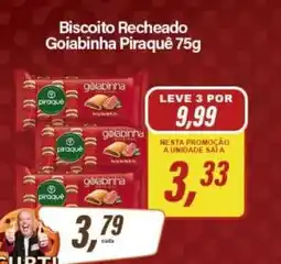 Rede Supermarket Biscoito Recheado Goiabinha Piraquê - 75g oferta
