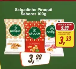 Rede Supermarket Salgadinho Piraquê Sabores 100g oferta