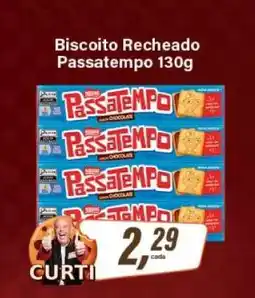 Rede Supermarket Biscoito recheado Passatempo 130g oferta