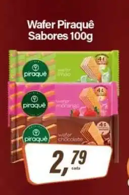 Rede Supermarket Wafer Piraquê Sabores 100g oferta
