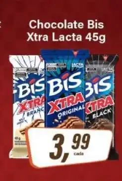 Rede Supermarket Chocolate Bis Xtra Lacta 45g oferta