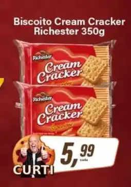 Rede Supermarket Biscoito Cream Cracker Richester - 350g oferta