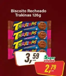 Rede Supermarket Biscoito Recheado Trakinas 126g oferta