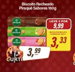 Rede Supermarket Biscoito Recheado Piraquê Sabores 160g oferta
