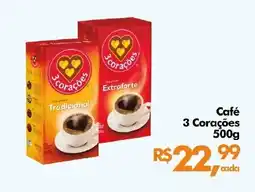Supermercados Archer Café 3 Corações oferta